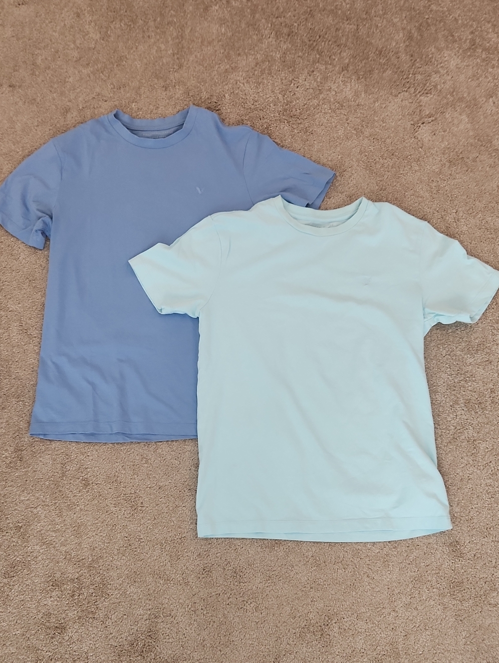Pair (2) American Eagle Mens Super Soft Standard Fit Tshirts 100% Cotton Small